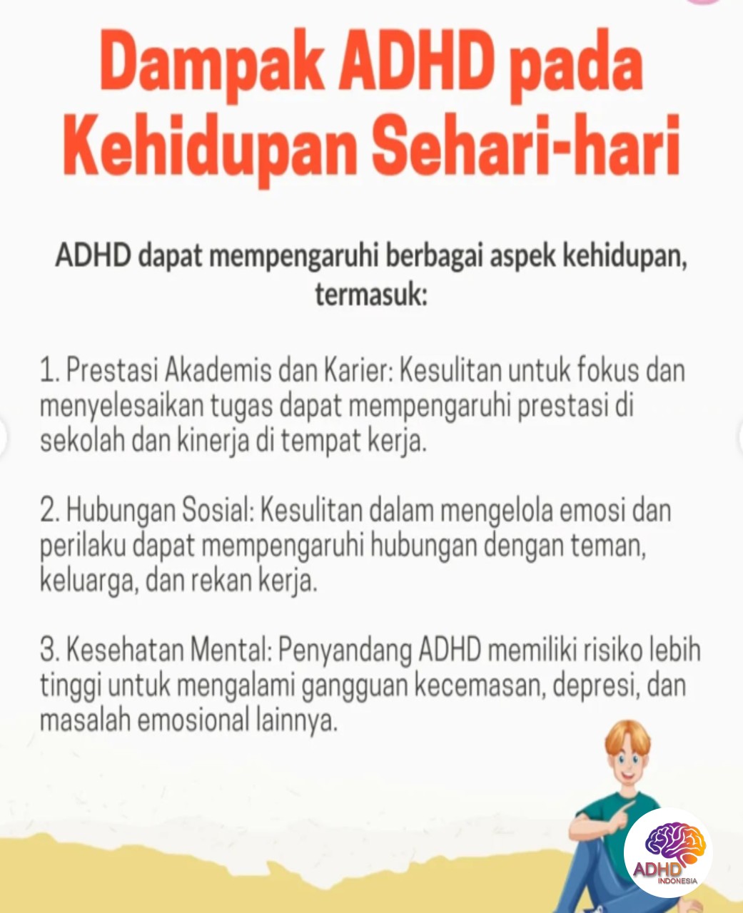 ADHD dan Hubungan Sosial Anak di Lingkungan Sekolah di Kabupaten Lahat
