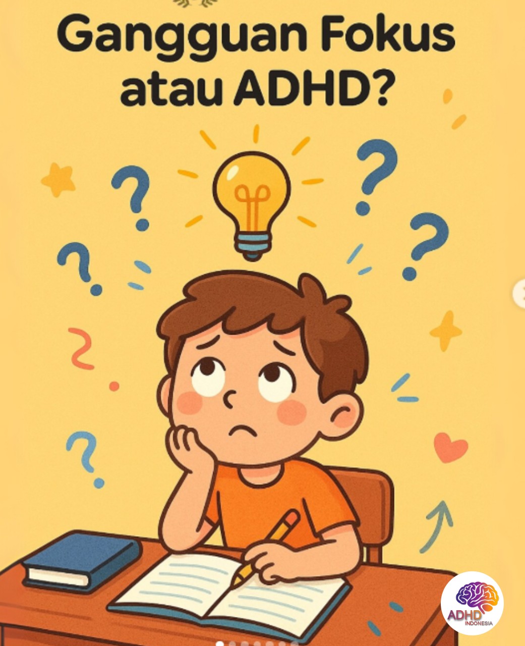 ADHD dan Kesulitan Fokus Anak: Edukasi untuk Keluarga di Kabupaten Lahat