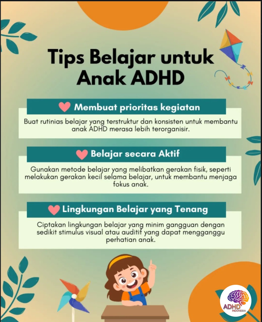 Strategi Belajar yang Cocok untuk Anak ADHD di Kabupaten Lahat